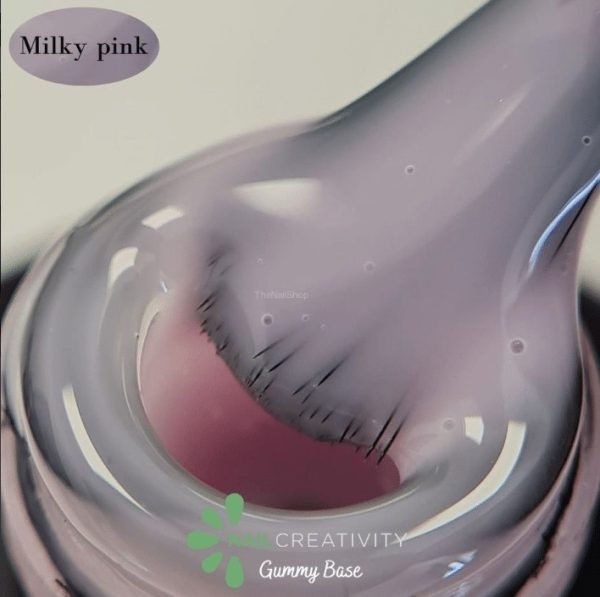 ⁦בייס ראבר מילקי פינק Milky Pink נייל קריאטיביטי⁩ – תמונה ⁦2⁩