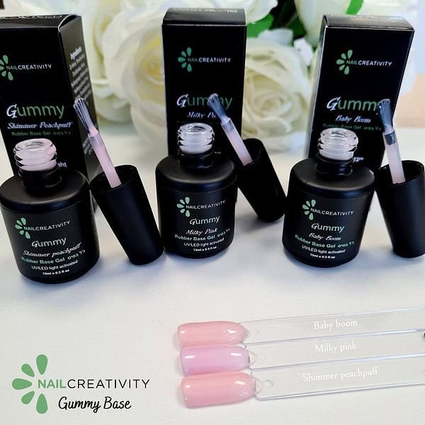 ⁦בייס ראבר מילקי פינק Milky Pink נייל קריאטיביטי⁩ – תמונה ⁦3⁩