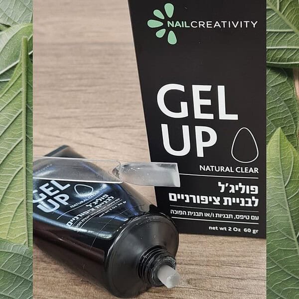 ⁦פוליג'ל לבניית ציפורניים שקוף נייל קריאטיביטי⁩ – תמונה ⁦2⁩