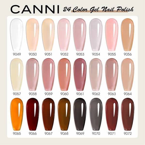 ⁦CANNI סט מזוודה 30 בקבוקים לק ג’ל 9 מ”ל hema free-SET CC3⁩ – תמונה ⁦2⁩