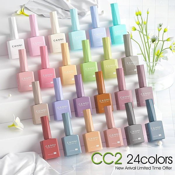 ⁦CANNI סט מזוודה 30 בקבוקים לק ג’ל 9 מ”ל hema free-SET CC2⁩ – תמונה ⁦2⁩