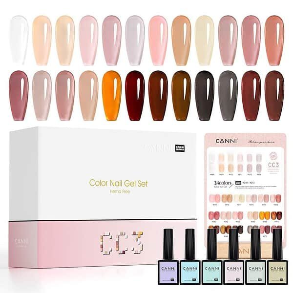 ⁦CANNI סט מזוודה 30 בקבוקים לק ג’ל 9 מ”ל hema free-SET CC3⁩ – תמונה ⁦5⁩