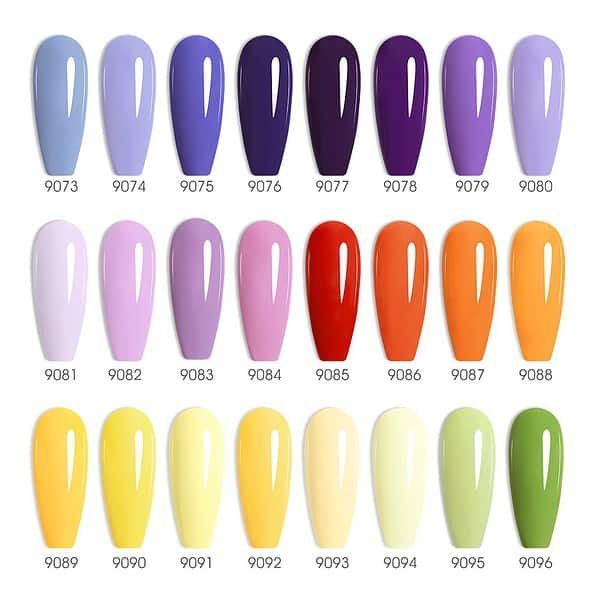 ⁦CANNI סט מזוודה 30 בקבוקים לק ג’ל 9 מ”ל hema free-SET CC4⁩ – תמונה ⁦2⁩