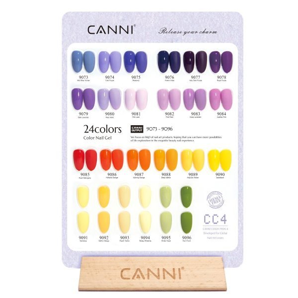 ⁦CANNI סט מזוודה 30 בקבוקים לק ג’ל 9 מ”ל hema free-SET CC4⁩ – תמונה ⁦3⁩