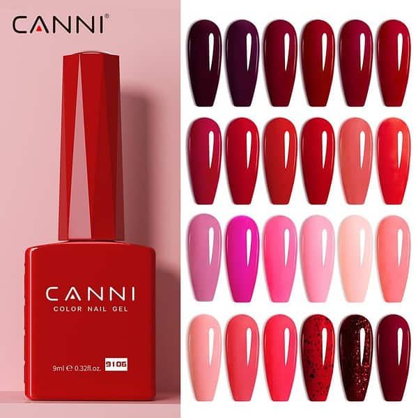 ⁦CANNI סט מזוודה 30 בקבוקים לק ג’ל 9 מ”ל hema free-SET CC5⁩ – תמונה ⁦3⁩