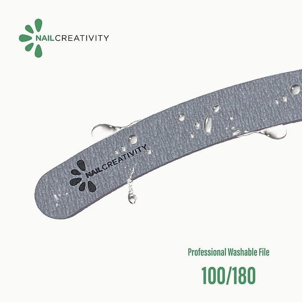 ⁦פצירה זברה בננה 100/180 Nail Creativity⁩ – תמונה ⁦2⁩