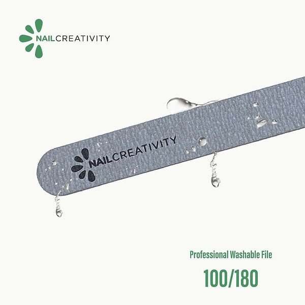 ⁦פצירה זברה ישרה 100/180 Nail Creativity⁩ – תמונה ⁦2⁩