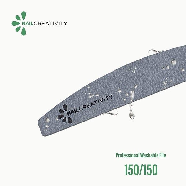 ⁦פצירה זברה חצי ירח 150/150 Nail Creativity⁩ – תמונה ⁦2⁩