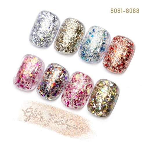 ⁦K Glitz Flash CANNI דיימונד פלאש – סט 8 יחידות 9 מ"ל Hema free⁩ – תמונה ⁦6⁩