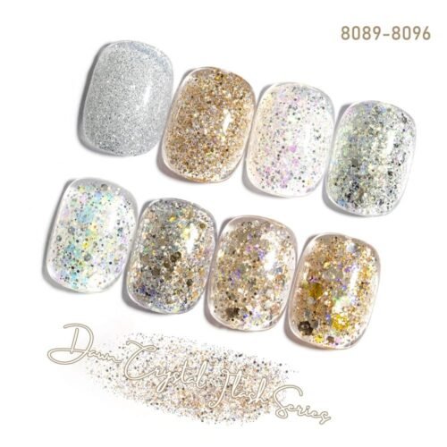 ⁦L dawn crystal flash CANNI דיימונד פלאש – סט 8 יחידות 9 מ"ל Hema free⁩ – תמונה ⁦5⁩