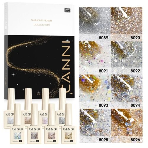 ⁦L dawn crystal flash CANNI דיימונד פלאש – סט 8 יחידות 9 מ"ל Hema free⁩ – תמונה ⁦4⁩