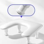 כרית עבודה ארגונומית מתכווננת למניקור- לבנה