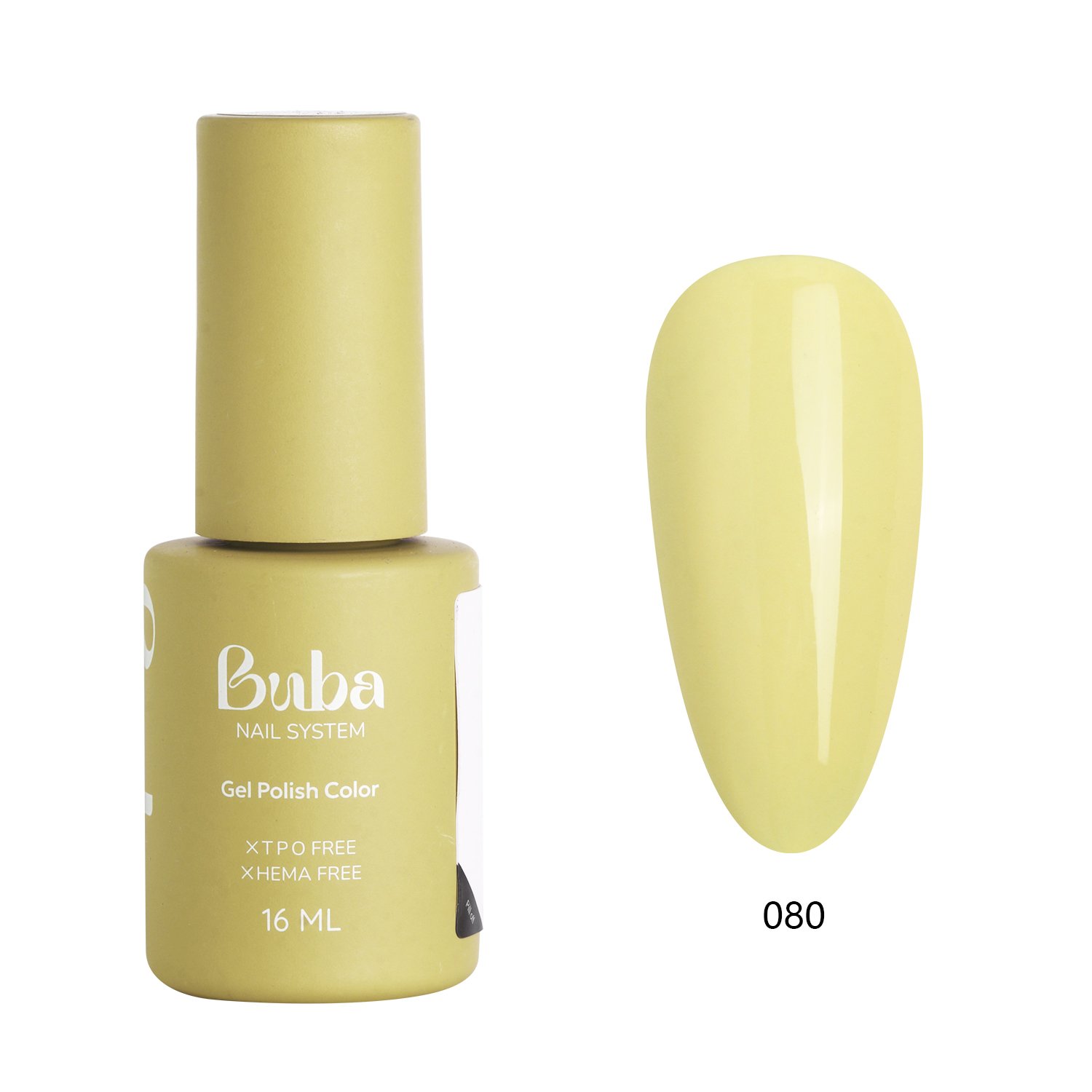 080 לק ג'ל Buba Nail System בובה | גוון 080 – תמונה 1