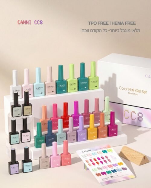 ⁦CANNI סט מזוודה 30 בקבוקים לק ג’ל 9 מ”ל hema free-SET CC8⁩ – תמונה ⁦3⁩