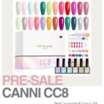 CANNI סט מזוודה 30 בקבוקים לק ג’ל 9 מ”ל hema free-SET CC8