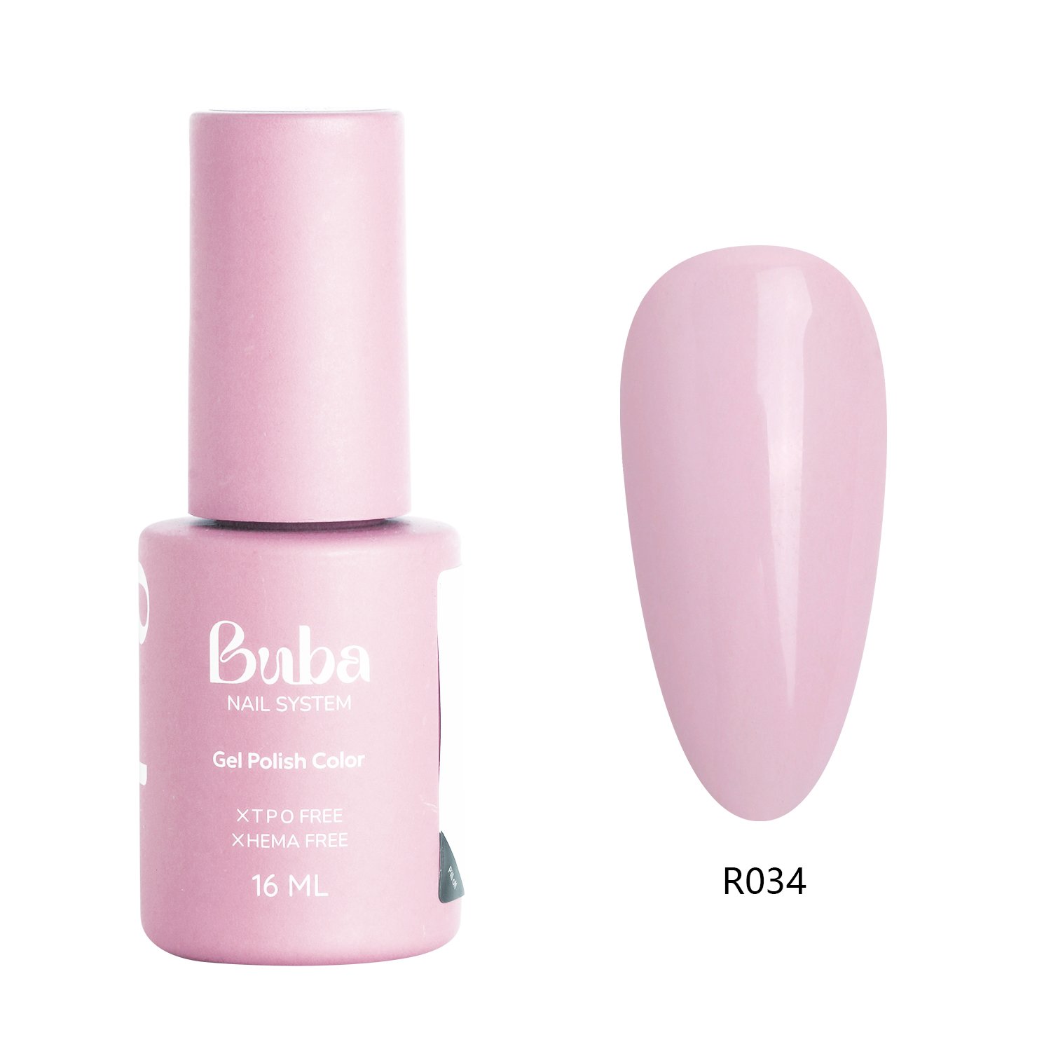 R034 ראבר בייס בובה BUBA Nail System | גוון R034 – תמונה 1