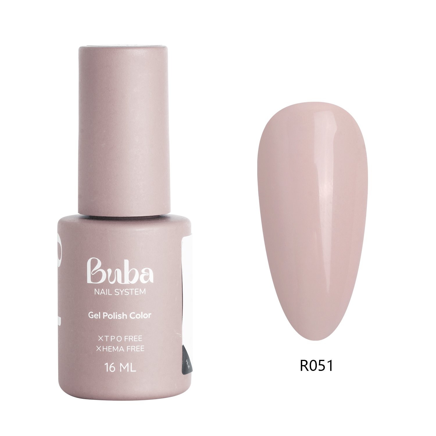 R051 ראבר בייס בובה BUBA Nail System | גוון R051 – תמונה 1