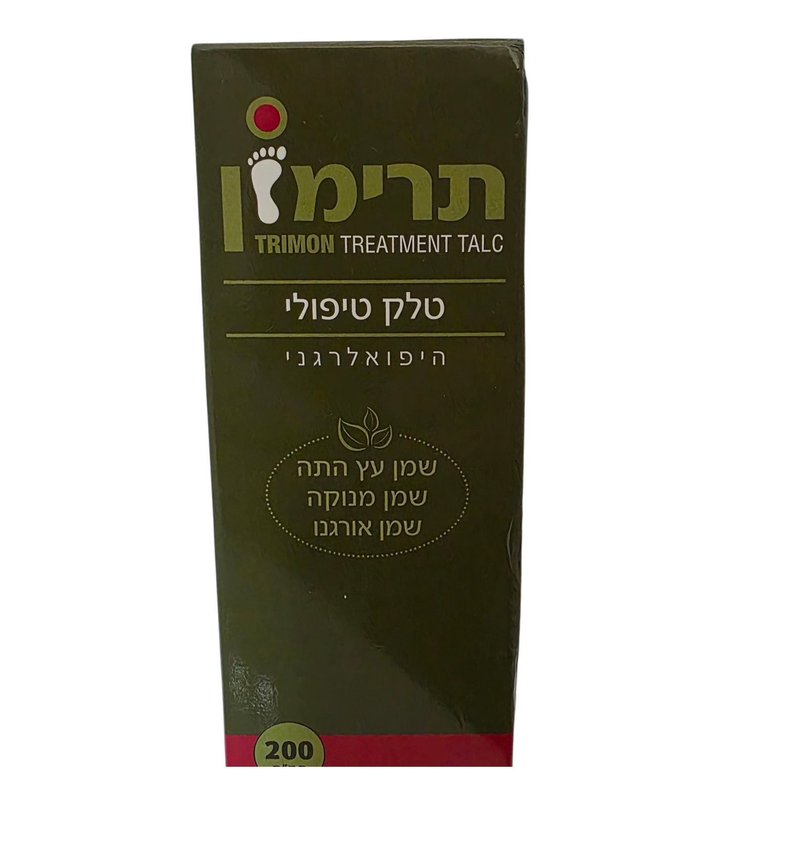 2026/07/1000156837-1.png תרימון (TRIMON) – טלק טיפולי היפואלרגני לכף הרגל והגוף (200 סמ"ק) – תמונה 1