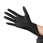 קרטון כפפות ויטריל שחורות ללא אבקה – (Vitrile Black Gloves)