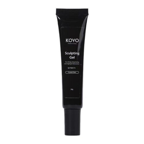 ג'ל פיסול קריסטל קליר מקצועי – KOYO Sculpting Gel Crystal Clear (20 גרם)
