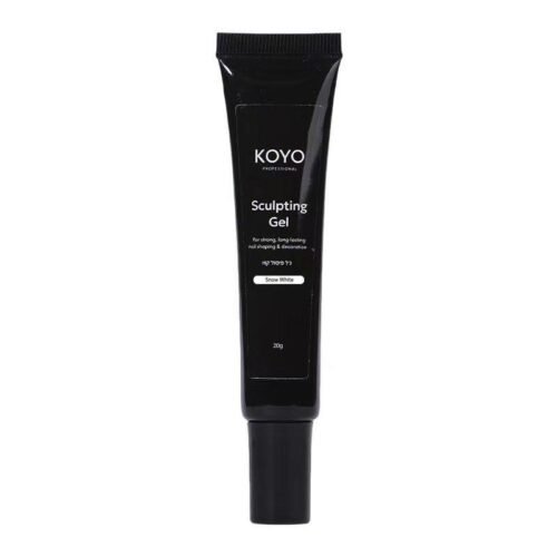 ג'ל פיסול לבן מקצועי – KOYO Sculpting Gel Snow White (20 גרם)